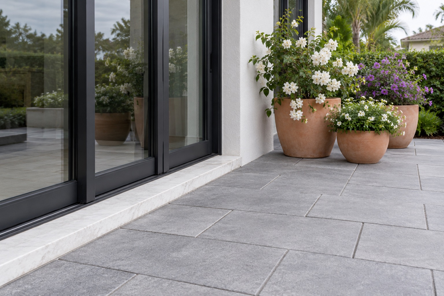 Before Paver Cleaning: Plan Protection for Plants, Glass and Stone