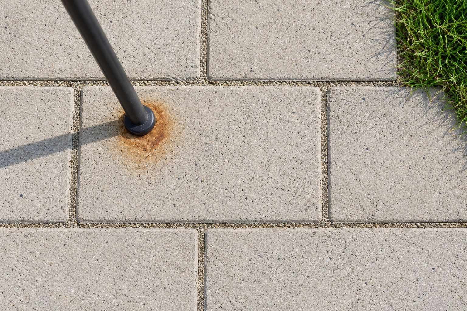Rust Stains on Pavers: What to Check Before Sealing